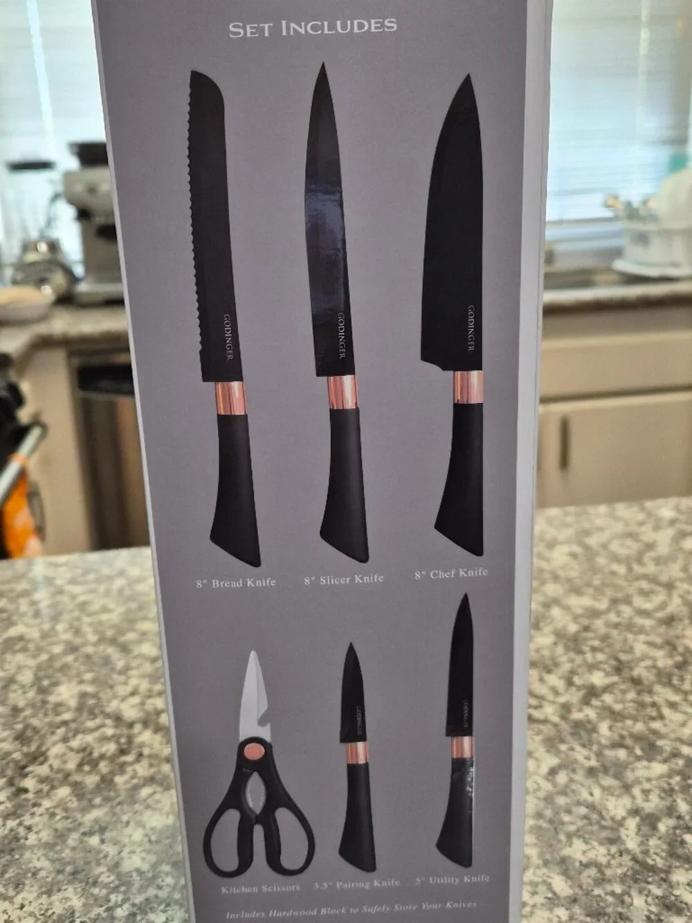 Godinger piece knife
